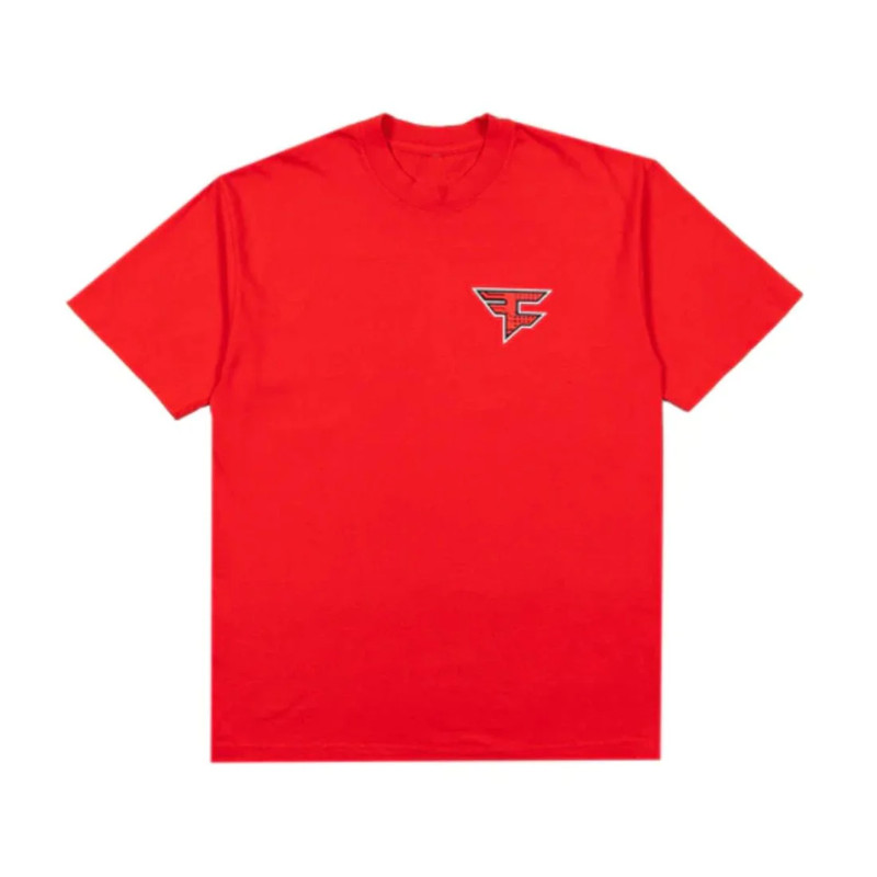 Faze Clan Circuit Tee - Red - S - تي-شيرت
